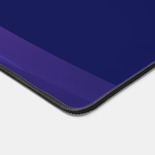 Luminous Blue Lila Dream Abstraktes Fraktal Kunst, Schreibtischunterlage (Ecke)