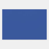 Luminous Blue Spring Summer Trending Solid Color Geschenkpapier Set (Vorderseite 2)