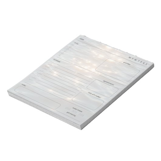 Luminous Daily to Do Task Notepad One|Ja Notizblock (Rotiert)