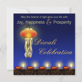 Luminous Diwali Lamp - Festival - Einladung