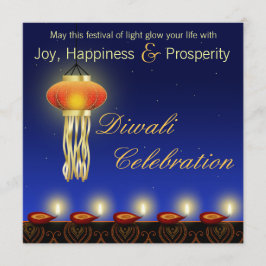 Luminous Diwali Lamp - Festival - Einladung