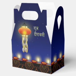 Luminous Diwali Lamp - Gefallen Box Gable Geschenkschachtel