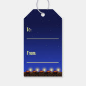 Luminous Diwali Lamp - Geschenkmarke Geschenkanhänger (Rückseite)