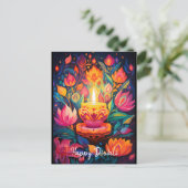 Luminous Diwali Splendor Postkarte (Stehend Vorderseite)