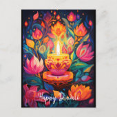 Luminous Diwali Splendor Postkarte (Vorderseite)