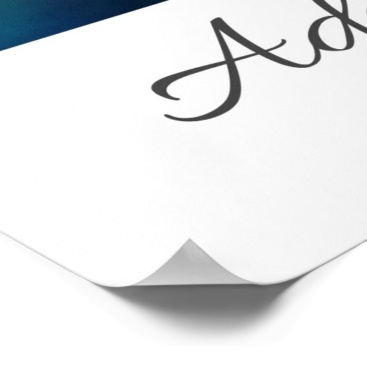 Luminous Dreamscape Floral Poster (Ecke)