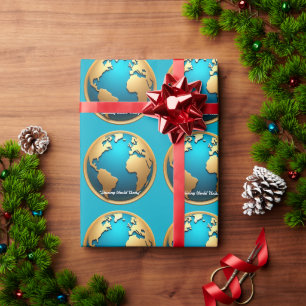 "Luminous Earth Elegance" Geschenkpapier