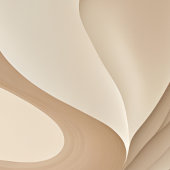 "Luminous Elegance" | Neutrale Tones Fluid Art Poster