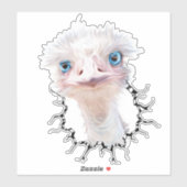 Luminous Emu Art Aufkleber (Blatt)