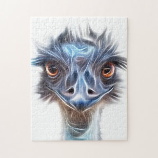 Luminous Emu Art Puzzle