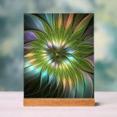 Luminous Fantasy Blume Fraktal Art Acrylschild (Neutral)
