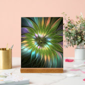 Luminous Fantasy Blume Fraktal Art Acrylschild (Hochzeit)