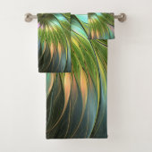Luminous Fantasy Blume Fraktal Art Badhandtuch Set (Insitu)