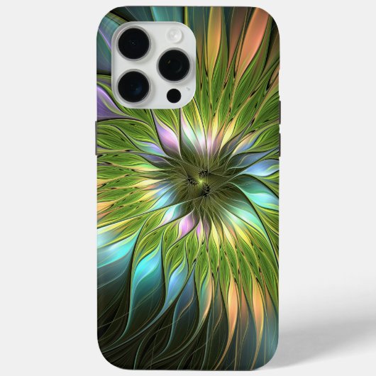 Luminous Fantasy Blume Fraktal Art Case-Mate iPhone Hülle (Rückseite)