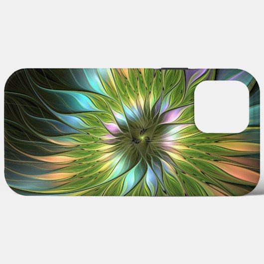 Luminous Fantasy Blume Fraktal Art Case-Mate iPhone Hülle (Rückseite (Horizontal))