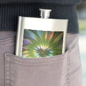 Luminous Fantasy Blume Fraktal Art Flachmann (Beispiel)