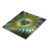 Luminous Fantasy Blume Fraktal Art Fliese (Seite)