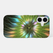 Luminous Fantasy Blume Fraktal Art iPhone 16 Hülle (Rückseite (Horizontal))