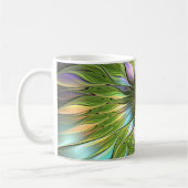 Luminous Fantasy Blume Fraktal Art Kaffeetasse (Links)
