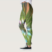 Luminous Fantasy Blume Fraktal Art Leggings (Links)