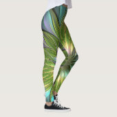 Luminous Fantasy Blume Fraktal Art Leggings (Rechts)