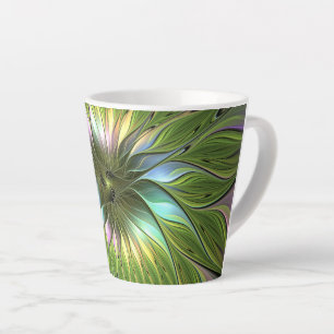 Luminous Fantasy Blume Fraktal Art Milchtasse