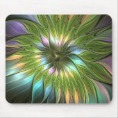 Luminous Fantasy Blume Fraktal Art Mousepad (Vorne)