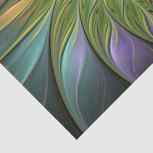 Luminous Fantasy Blume Fraktal Art Seidenpapier (Detail)