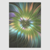 Luminous Fantasy Blume Fraktal Art Seidenpapier (Vorderseite)
