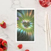 Luminous Fantasy Blume Fraktal Art Serviette (Beispiel)