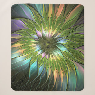 Luminous Fantasy Blume Fraktal Art Sherpadecke