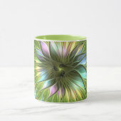 Luminous Fantasy Blume Fraktal Art Tasse (Zentrum)