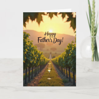 Luminous Fathers Day Drink Card Karte