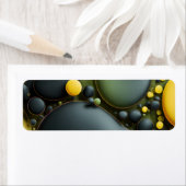 Luminous Fluid Dynamics: Yellow and Green Abstract (Insitu)