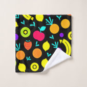 Luminous Fruit Fiesta Badhandtuch Set (Waschlappen)