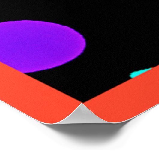 Luminous Fruit Fiesta Poster (Ecke)