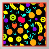 Luminous Fruit Fiesta Poster (Vorne)
