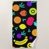 Luminous Fruit Fiesta Strandtuch (Vorderseite)