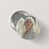 Luminous Guardian - Engel der Silberdämmerung Button (Vorne & Hinten)