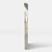 Luminous Guardian - Engel der Silberdämmerung iPhone Hülle (Linke Seite)