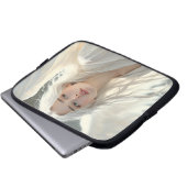 Luminous Guardian - Engel der Silberdämmerung Laptopschutzhülle (Vorne Knopf)