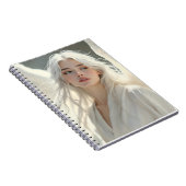 Luminous Guardian - Engel der Silberdämmerung Notizblock (Rechte Seite)