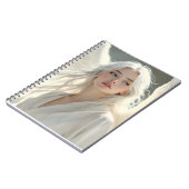 Luminous Guardian - Engel der Silberdämmerung Notizblock (Linke Seite)