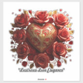 "Luminous Heart Symphony" Aufkleber (Blatt)