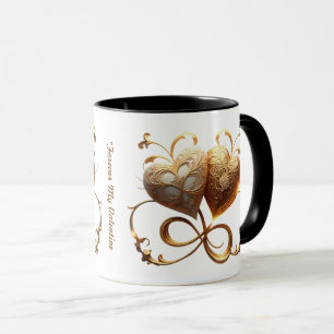"Luminous Hearts Touch" Tasse