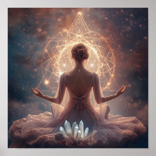 Luminous Kristall-Meditation Poster (Vorne)