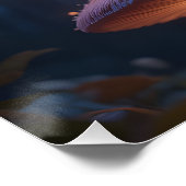 Luminous Lace Moth Poster (Ecke)