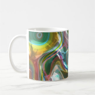 Luminous Liquid Glass Dreams Kaffeetasse