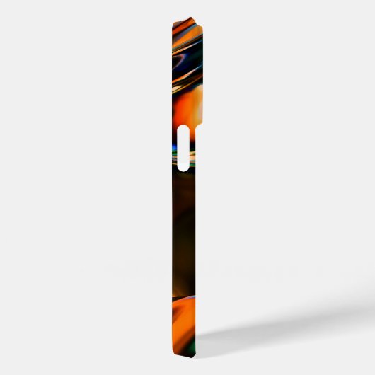 Luminous Liquid Metal Monochrom mit Name Case-Mate iPhone Hülle (Rückseite / Rechts)