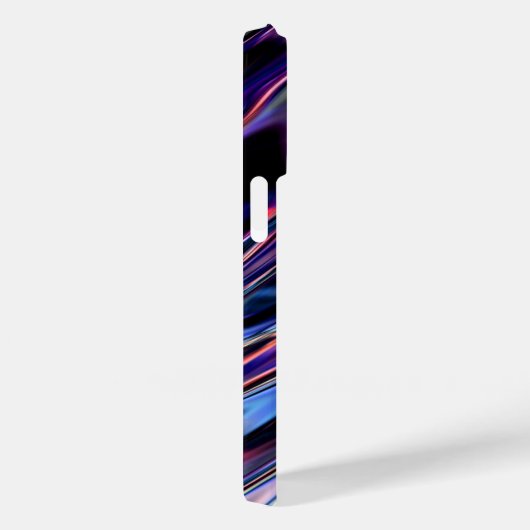 Luminous Liquid Metal Monochrom mit Name Case-Mate iPhone Hülle (Rückseite / Rechts)